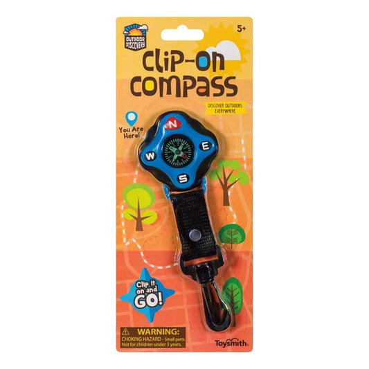 Outdoor Discovery Backyard Exploration Clip-On Compass