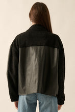 Load image into Gallery viewer, Black Fuzzy Jacket
