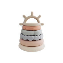 Load image into Gallery viewer, Stacking Teething Ring Toy
