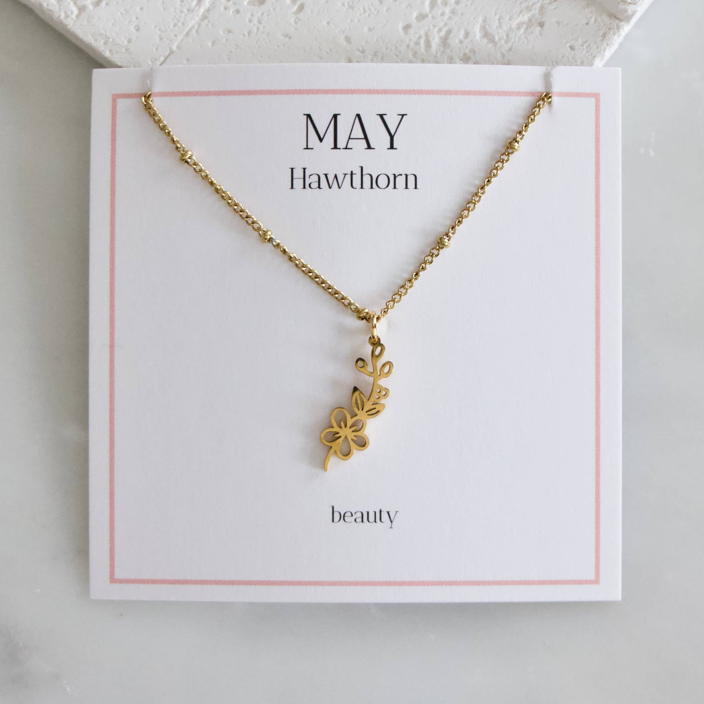 Birth Flower Necklaces