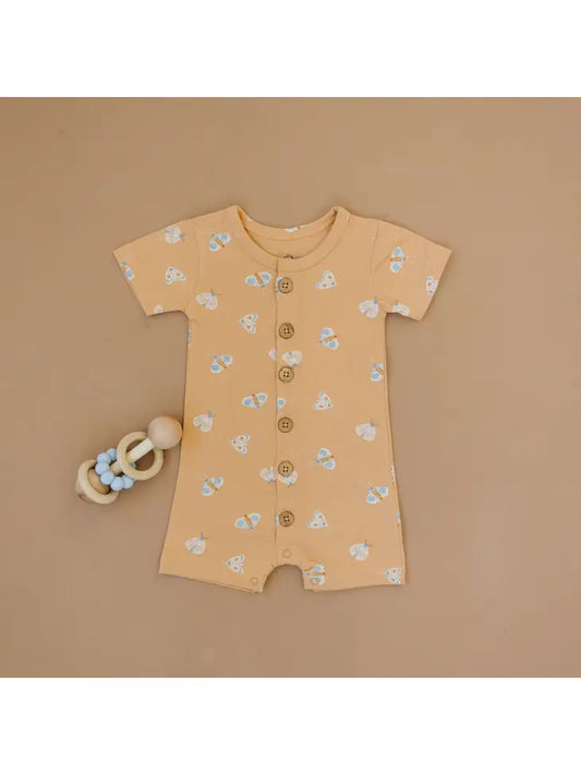 Butterfly Button Romper