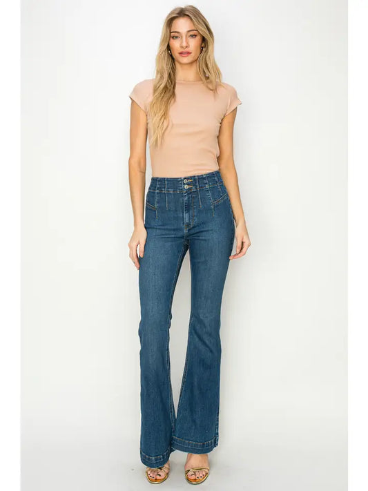 High Rise Modern Flare Denim