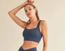 Load image into Gallery viewer, Midnight Blue Sports Bra
