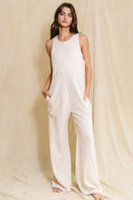 Load image into Gallery viewer, Oatmeal Wide Leg Jumpsuit
