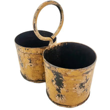Load image into Gallery viewer, Vintage Metal Double Planter
